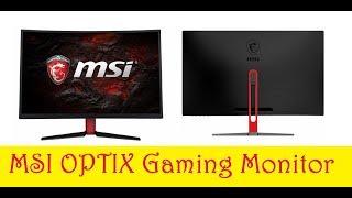 Video thumbnail for MSI Announces the OPTIX Line ( 27-inch OPTIX G27C, and the 24-inch OPTIX G24C ) Gaming Monitors by MGS Tech Studio