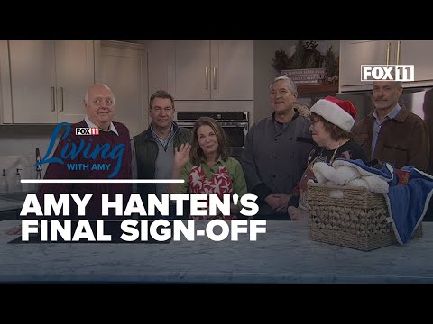 Amy Hanten says goodbye at the end of her last show