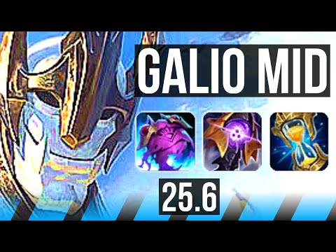 GALIO vs TWISTED FATE (MID) | EUNE Master | 25.6