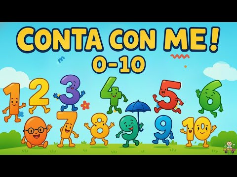 Canzone dei Numeri da 1 a 10 🔢 Imparare a Contare per Bambini