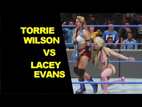 WWE 2K19 Torrie Wilson vs Lacey Evans - Extreme Rules Knockout Match