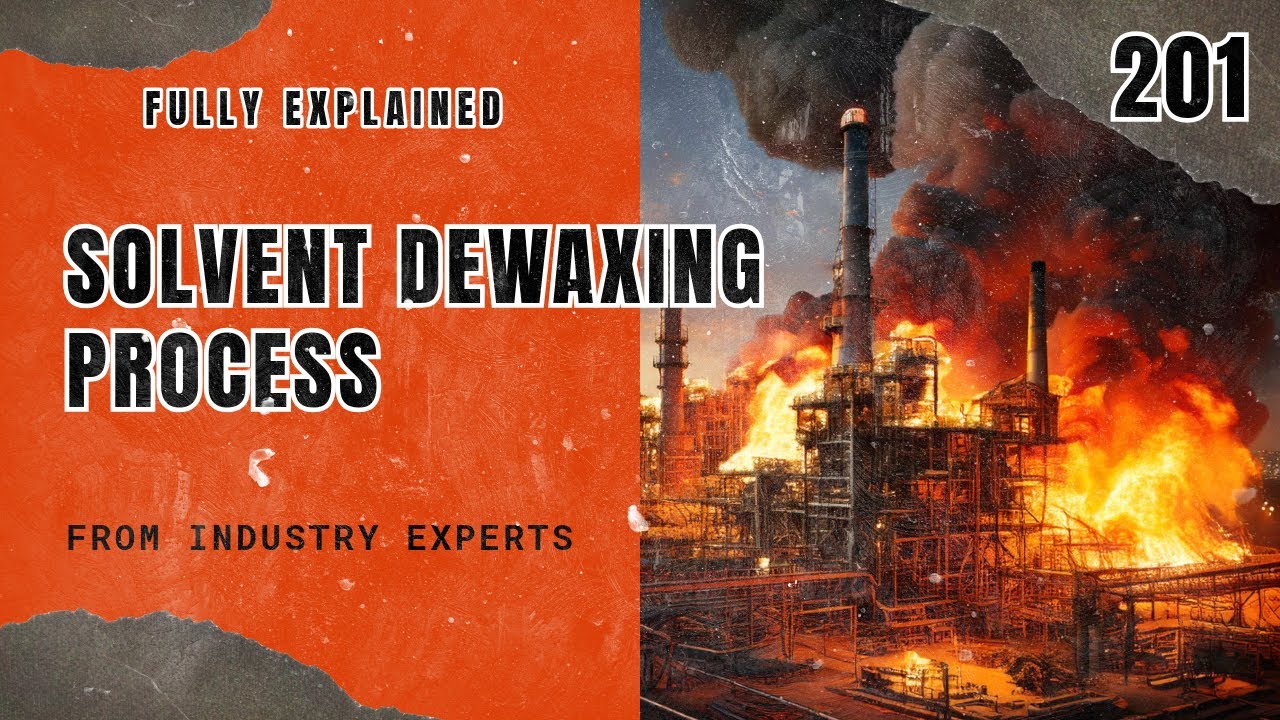 201. Solvent Dewaxing Process | Hydrocarbons | Chemical Engineering | The Engineer Owl #oil #gas