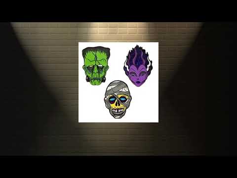 Kreepsville 666 Graves Monster Pin Set 1 at NicheNoire