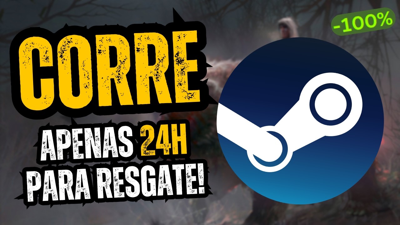 CORRE! Jogo DE GRAÇA para resgate no PC por 24h, PROMOÇÃO STEAM e mais JOGOS BARATOS na GOG!