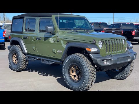 KEN BLOCK's NEW Fuel Wheel with 37s on our Sarge Green 2021 Jeep Wrangler Apex Edition