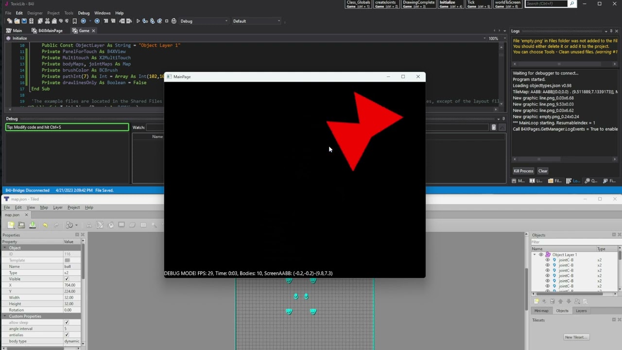B4X - Box2d Toxic Lib
