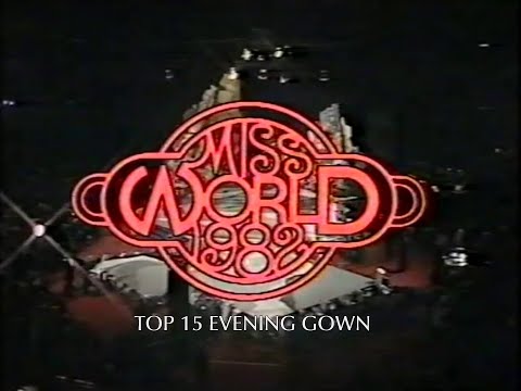 MISS WORLD 1982 Top 15 Evening Gown