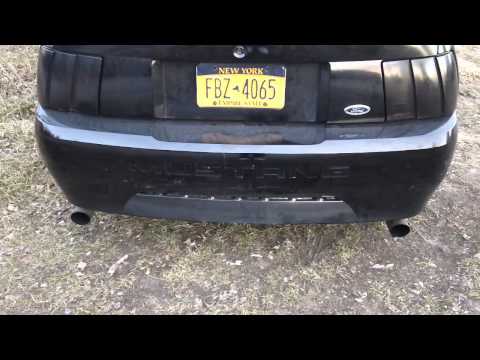 pypes true dual exhaust offroad X pipe 1999 mustang v6 5 speed