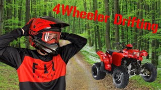 DRIFTING my 4Wheeler in a BEAUTIFUL forest (Part 2)