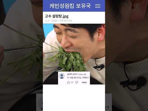 고수 잔뜩 설렁탕