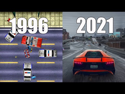 Evolution of GRAND THEFT AUTO (1996-2021)