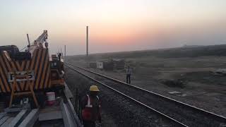preview picture of video 'Mast Erection for Ajmer To palanpur Railway Electrification'