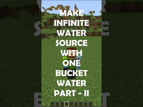 Xyler Claw - MAKE INFINITE WATER SOURCE WITH ONE BUCKET WATER PART II - MINECRAFT HACKS, TIPS, AND TRICKS - 2021