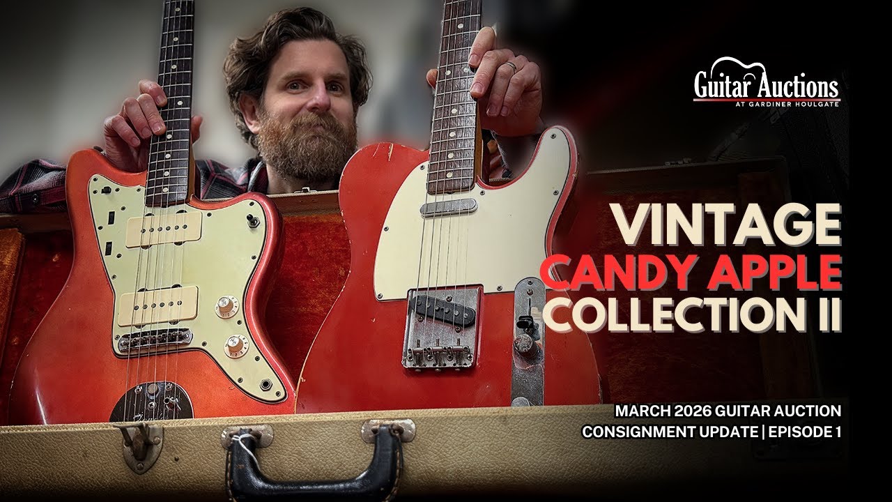 Candy Apple Red Fenders! | 1960s&ndash;70s Vintage Fender Collection | March 2026 Guitar Auction Preview - YouTube