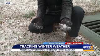 Tracking winter weather in Franklin, VA