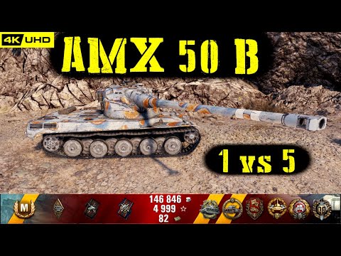 World of Tanks AMX 50 B Replay - 7 Kills 10.4K DMG(Patch 1.7.0)