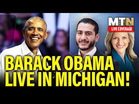 LIVE: Obama, Abdul El-Sayed, Jocelyn Benson hold MAJOR RALLY in MICHIGAN