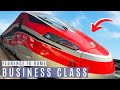 Riding Italy's Frecciarossa BULLET TRAIN in BUSINESS CLASS (300 km/h)