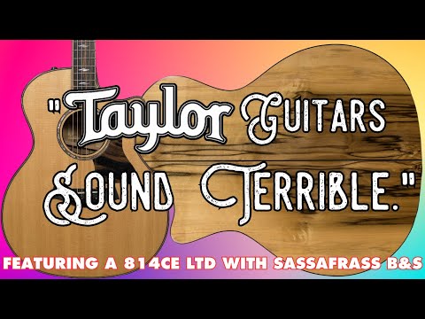 "@taylorguitars Sound Terrible" featuring a Taylor 814ce with Sassafras