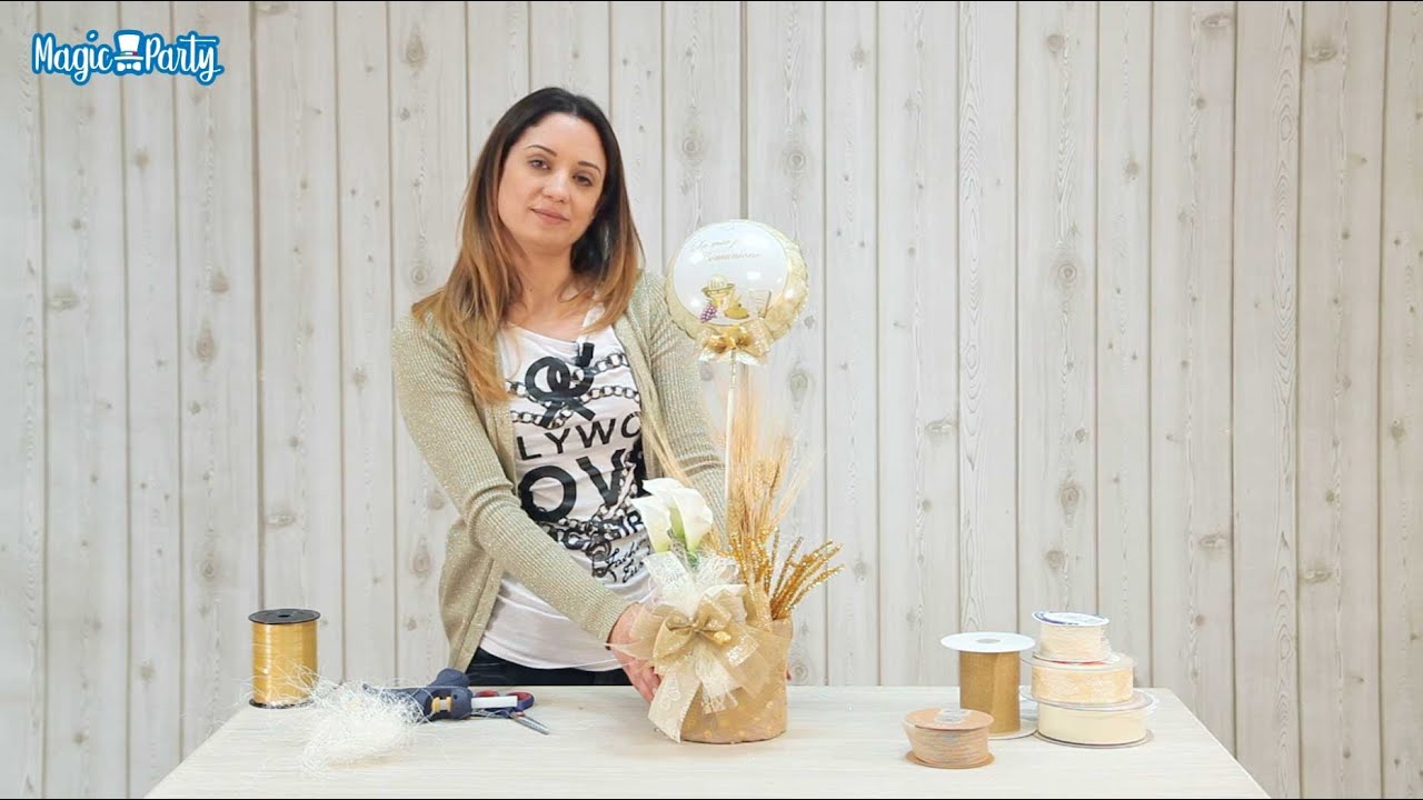 Watch Now Centrotavola di palloncini per la Prima Comunione Centrotavola di palloncini per la Prima Comunione