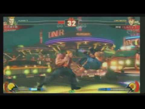 SF4:Hiko Seijuurou (Gu) vs Shinjou (Ry) - Maxim Hero