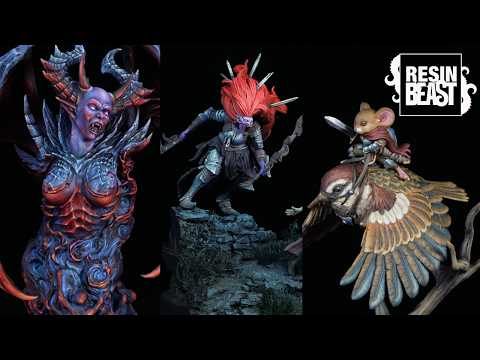 This Miniature Painting Contest Blew Our Minds – Resin Beast 2025