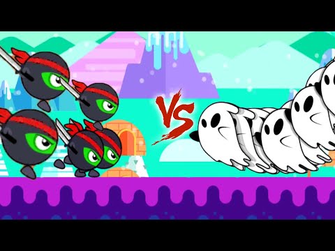Monster Run Jump Or Die - Ninja vs Ghosts Gameplay Walkthrough Android, iOS