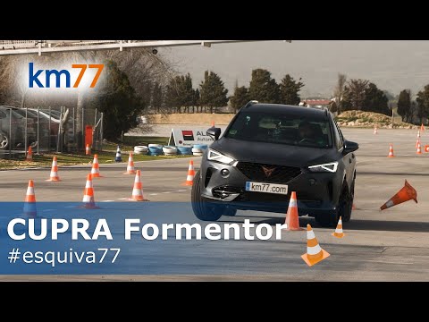 CUPRA Formentor VZ 310 CV – Maniobra de esquiva y eslalon | km77.com