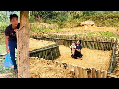 14-Year-Old Single Mother - Digging Soil, Making Bamboo Pond Banks, Ex-Husband Secretly Does This