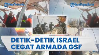 Detik-detik Armada Global Sumud Flotilla Dibajak Tentara Israel, Ancam Para Awak Kapal