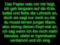 NAMP kein bock auf schule Lyrics (on Screen ...