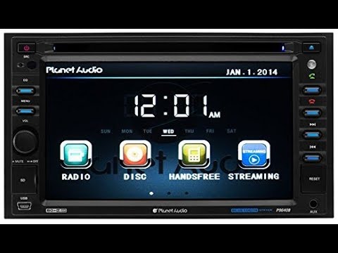 Planet Audio P9640B Double Din, Touchscreen, Bluetooth, DVD/CD/MP3/USB/SD AM/FM Car Stereo