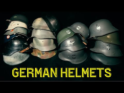 Refurbishing a WW2 German M42 Stahlhelm + A Review of all my Original Re-enactment German Helmets!