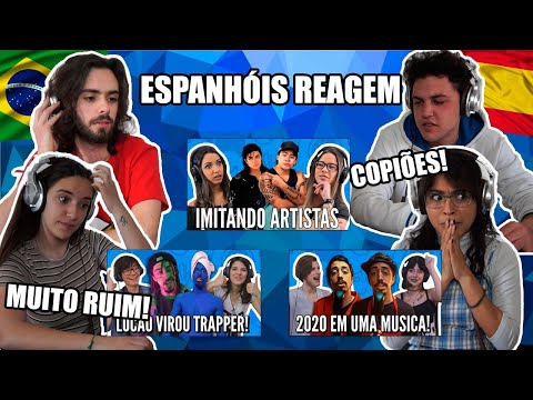 ESPANHÓIS REAGEM A JANELA DA RUA (BRASILIANDO EM PORTUGUÊS?🤔)