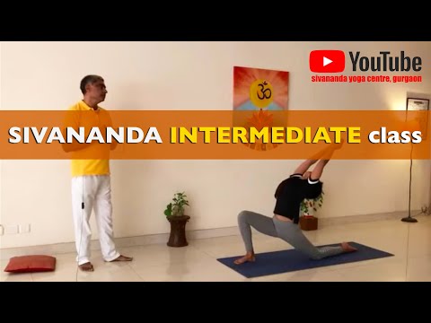 A Complete 90 min Sivananda Yoga Class - Intermediate Level