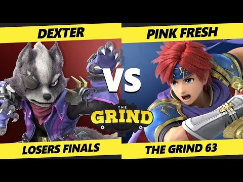 Smash Ultimate Tournament - Dexter (Wolf)  Vs. Pink Fresh (Roy) - The Grind 63 SSBU Losers Finals