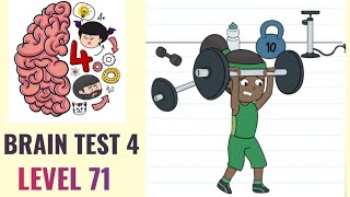🧠 Brain Test 4 Level 71 | Jenny must lift that weight | Walkthrough