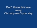 Bonnie Tyler Stay Lyrics