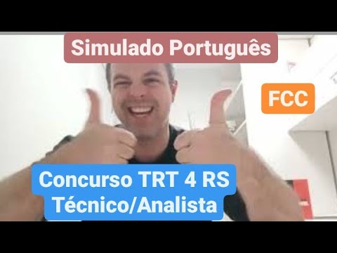Simulado FCC Português concurso TRT 4 RS (vale para qualquer concurso que cobre a matéria)