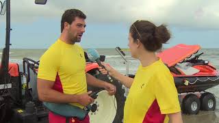 RTV Rijnmond loopt mee met de Strandwacht