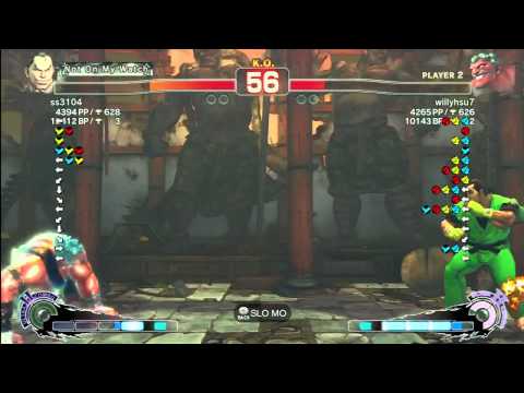 Super Street Fighter 4 v.2012 \\\ RANKED - ss3104 (DAN) vs (HAKAN) willyhsu7 \\\