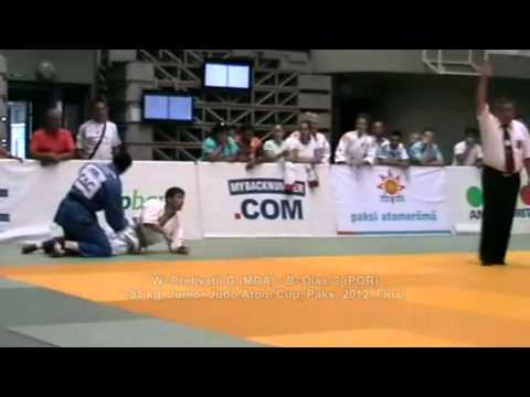 Judo 2012 Paks -81kg W- Pretivatii G (MDA) - B- Dias C (POR) (Final) (IPPON) Junior Atom Cup