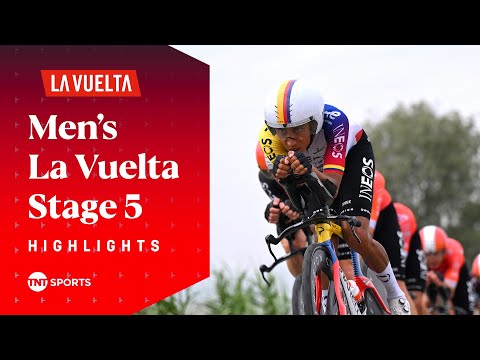 THRILLING TIME TRIAL 🔥 | 2025 Men's La Vuelta Stage 5 Race Highlights | TNT Sports Cycling