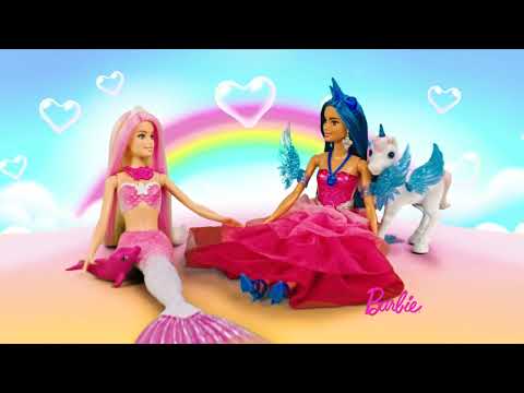 Mattel „Barbie Dreamtopia“ undinėlė - Malibu video