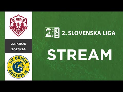 Triglav Kranj - Brinje Grosuplje | 22. krog 2. SNL 2023/24 | Prenos
