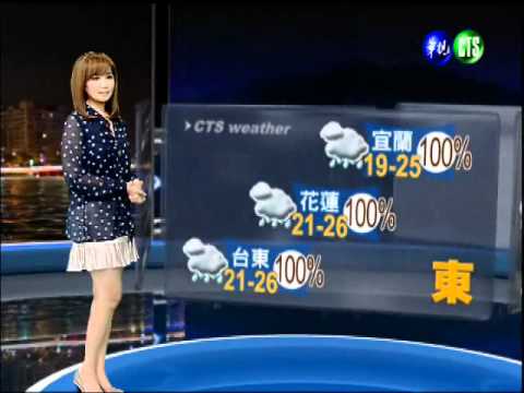 十一月八日華視晚間氣象