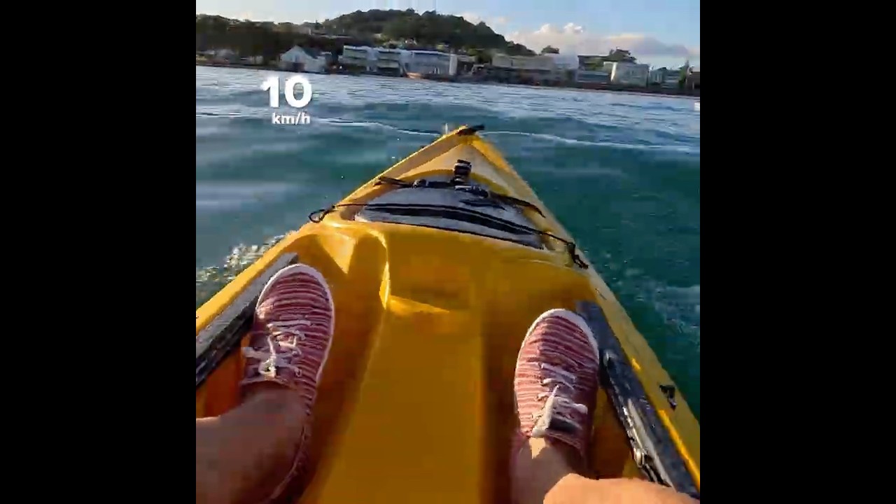 Catching some waves! #kayak #kayaking #kayakingfun #newzealand