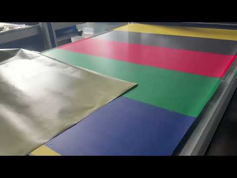 Testing video - LEFU 1.3*2.5M Customized machines - Max laminating thickness 20cm