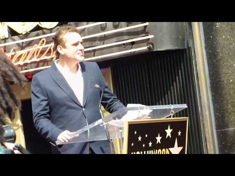 Jason Segel gives his speech at Neil Patrick Harris star ceremony.mp4