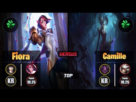 Roach FIORA (Top) [Grasp of the Undying] VS CAMILLE - Master KR Patch 10.25